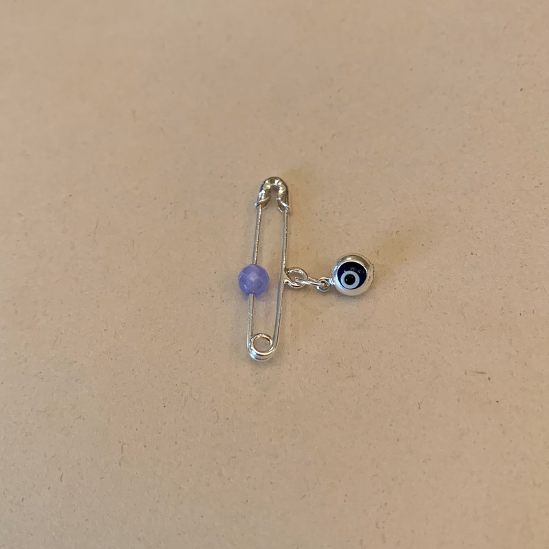 سنجاق سينه دخترانه مدل چشم نظر