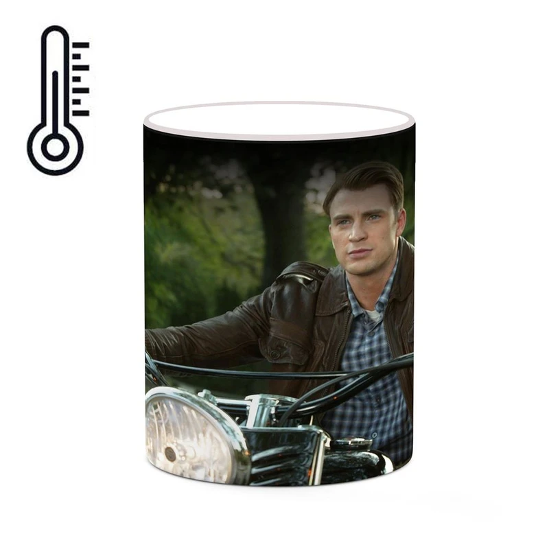 ماگ حرارتی کاکتی طرح کریس اوانز Chris Evans مدل mgh25562