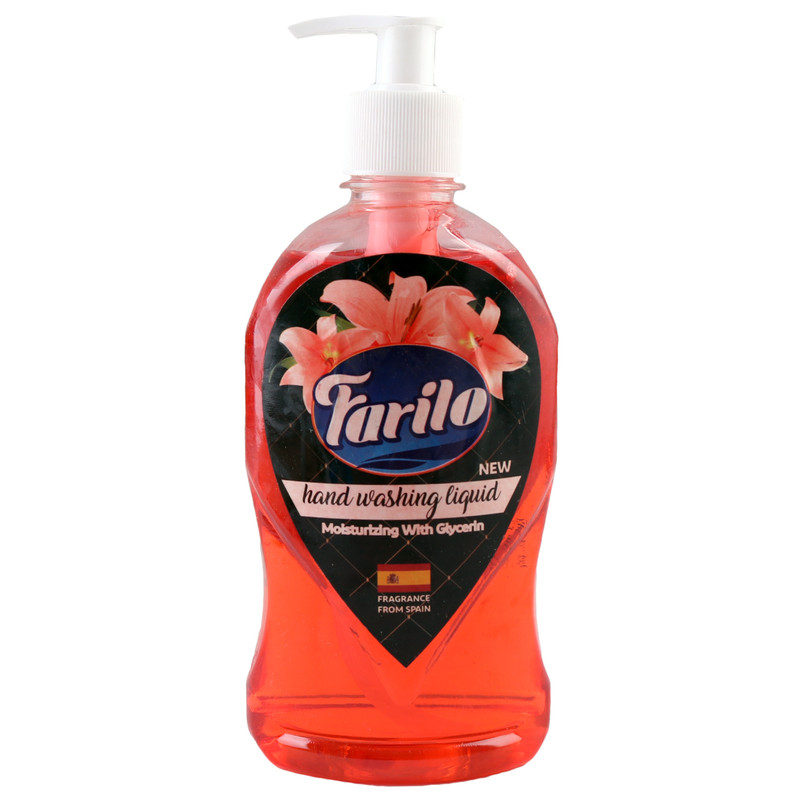 مایع دستشویی فاریلو مدل رز مقدار 450 گرم