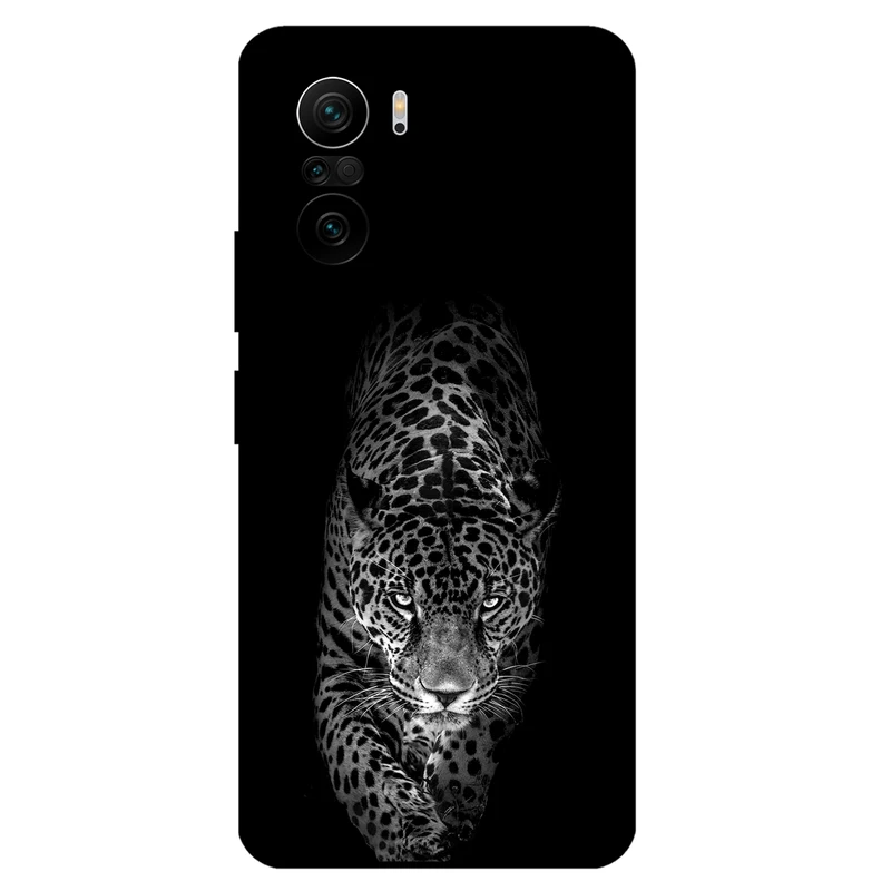 کاور مگافون طرح پلنگ مدل 1879 مناسب برای گوشی موبایل شیائومی Mi 11i 5G / 11X / 11 X Pro 