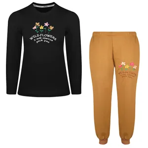 ست سویشرت و شلوار دخترانه تنی نو مدل 10045