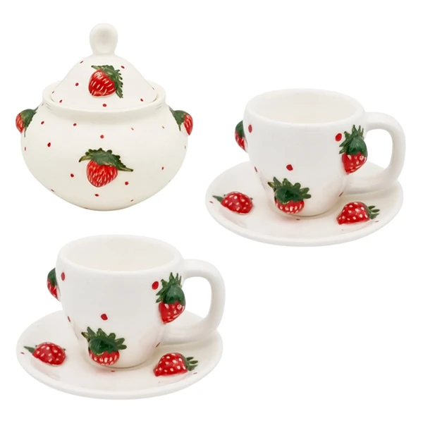 سرویس قهوه خوری ۶ پارچه 2 نفره مدل ترمه کد 2423P6xtot