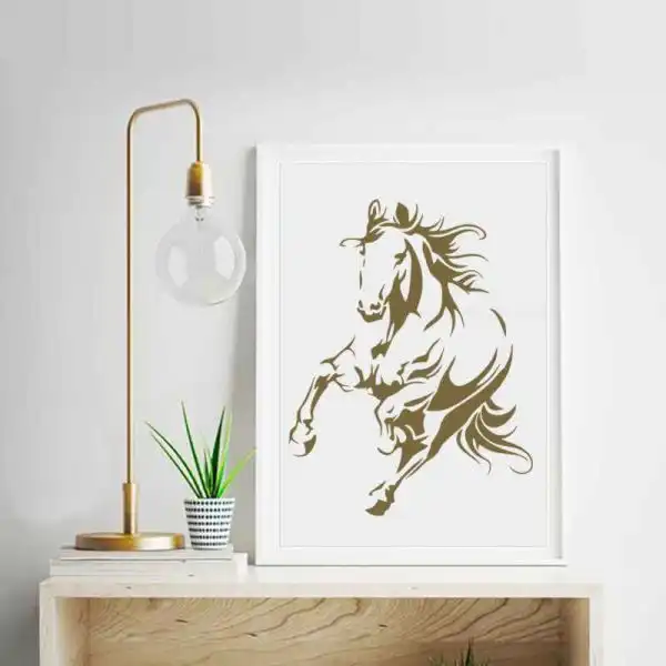 شابلون خانه نگار طرح اسب کد 358