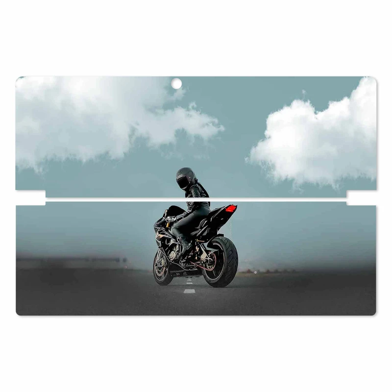 برچسب پوششی ماهوت مدل Motorcycling مناسب برای تبلت لنوو Miix 510 2016