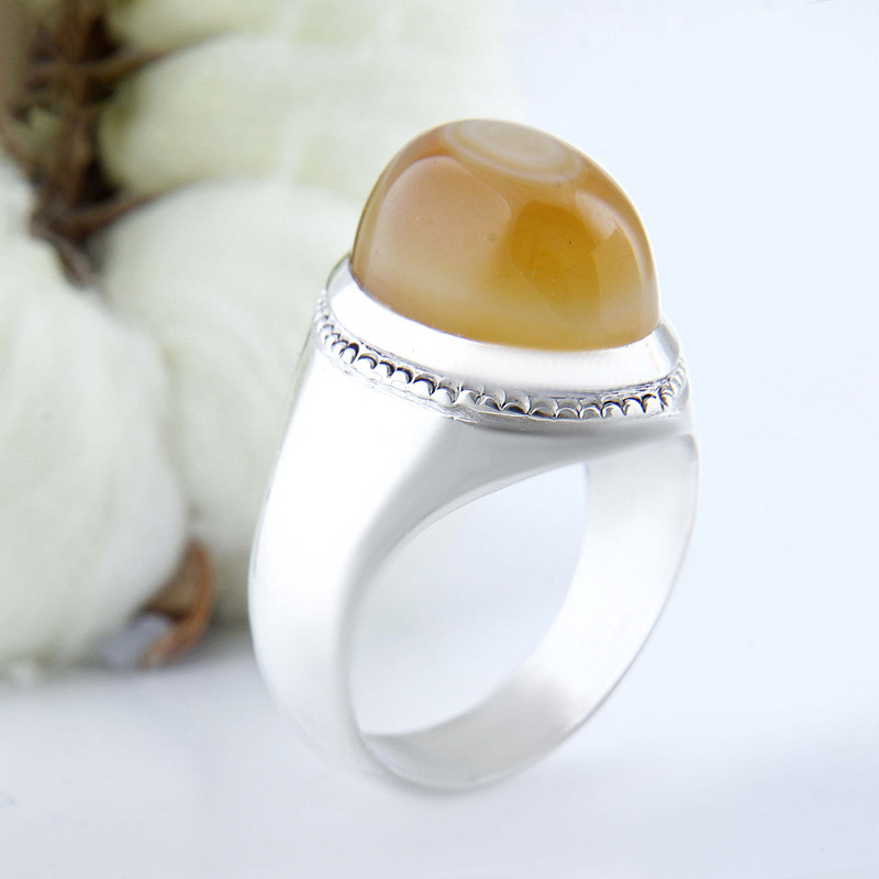 انگشتر نقره مردانه مدل رکاب فیلی دست ساز عقیق باباقوری کد AM_04404 انگشتر نقره مردانه مدل رکاب فیلی دست ساز عقیق باباقوری کد AM_04404