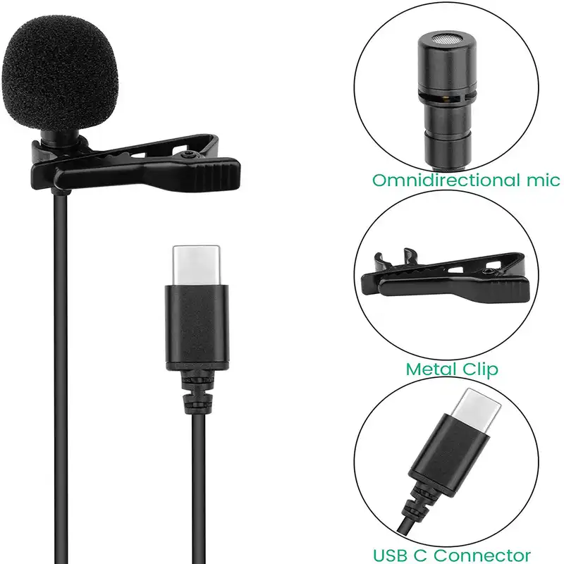 میکروفن یقه ای لاوالیر مدل JH-042