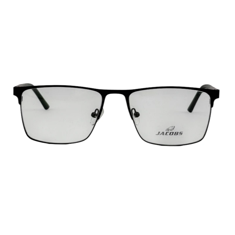 فریم عینک طبی فریم خاص، مستطیلی مردانه جاکوب مدل BC8611 مناسب برای صورت بیضی، قلب، گرد، لوزی، مستطیل، مربع، مثلث