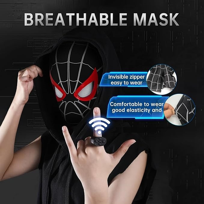 ماسک ایفای نقش مدل مرد عنکبوتی طرح اسپایدرمن