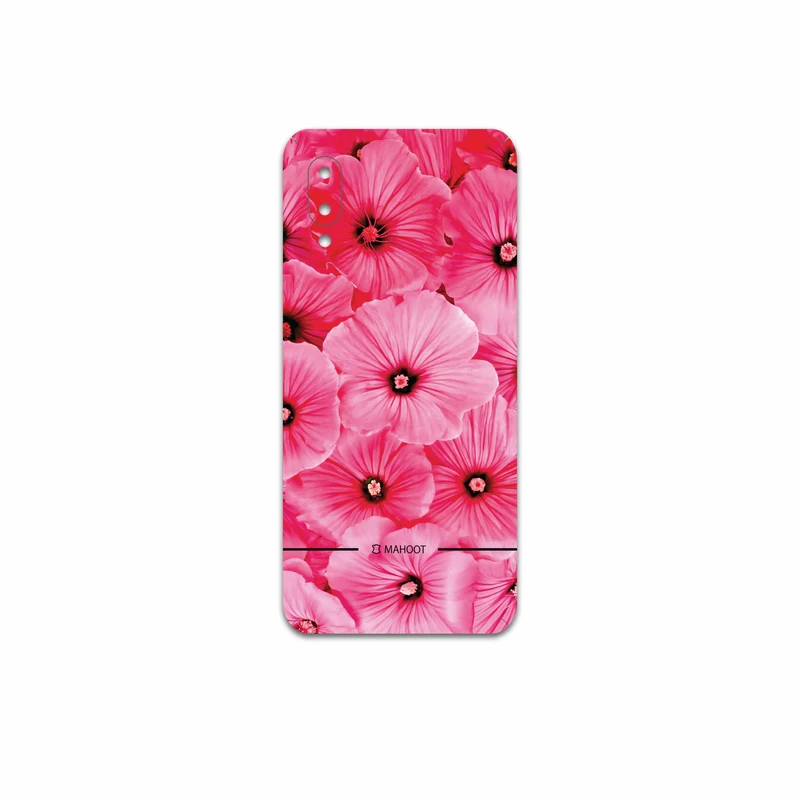 برچسب پوششی ماهوت مدل Pink-Flower مناسب برای گوشی موبایل سامسونگ Galaxy M02