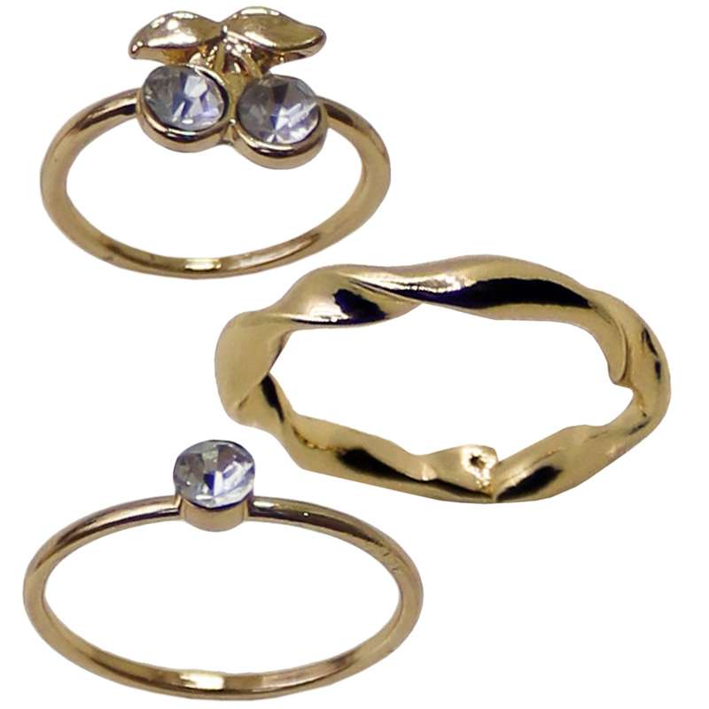 بند انگشتی زنانه کد RKH_1338 مجموعه 3 عددی