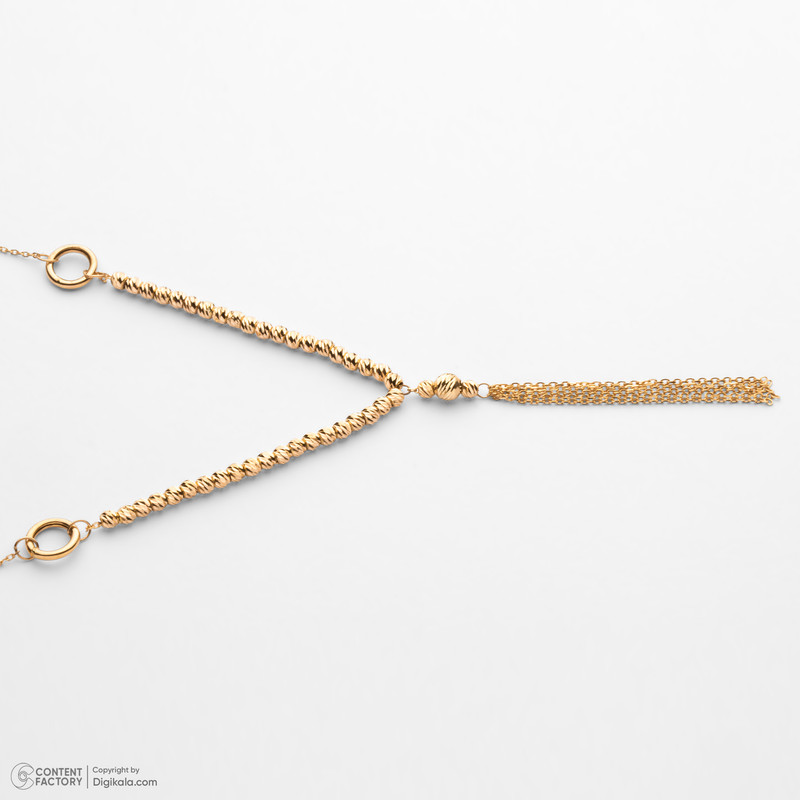 گردنبند طلا 18 عیار زنانه با زنجیر البرنادو گلدم مدل 2PE145006
