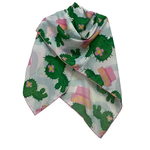 روسری دخترانه مدل نخی چهارفصل دست دوز کد 1408