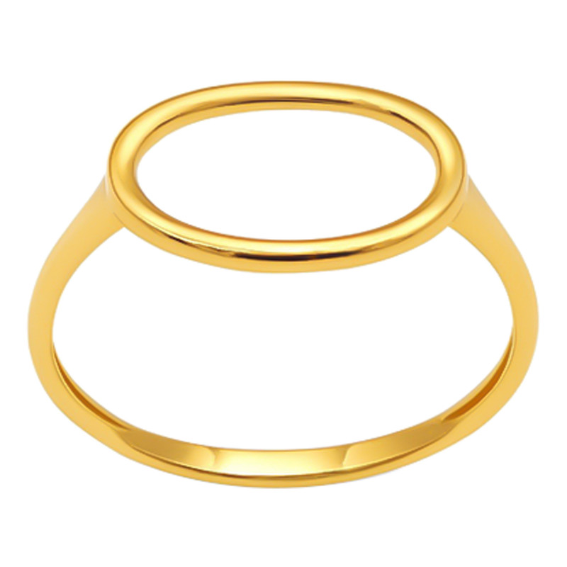 انگشتر طلا 18 عیار زنانه زرلاین مدل 2042 سایز 55