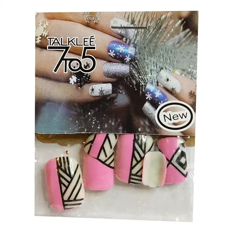 ناخن مصنوعی بچگانه تالکی کد 29 بسته 12 عددی