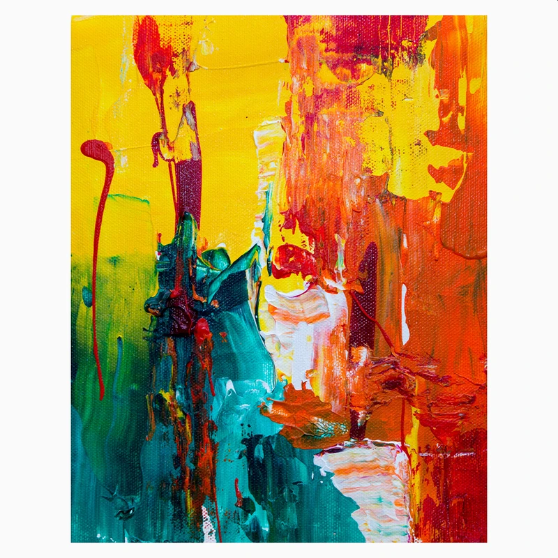 فرش پارچه‌ای مدل فرشینه طرح رنگارنگ کد AR3059070