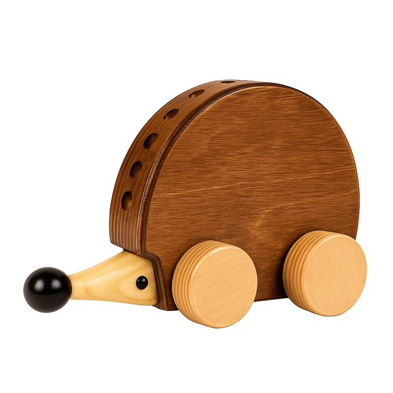 جامدادی رومیزی مدل جوجه تیغی چوبی