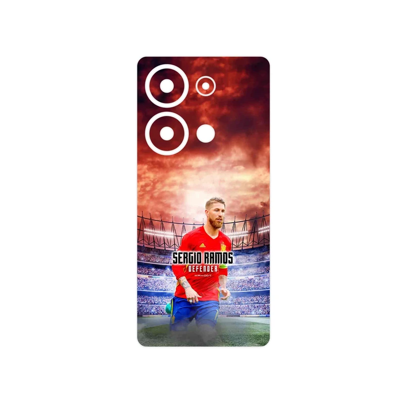 برچسب پوششی ماهوت مدل Sergio Ramos مناسب برای گوشی موبایل شیائومی Redmi Note 13 Pro 4G