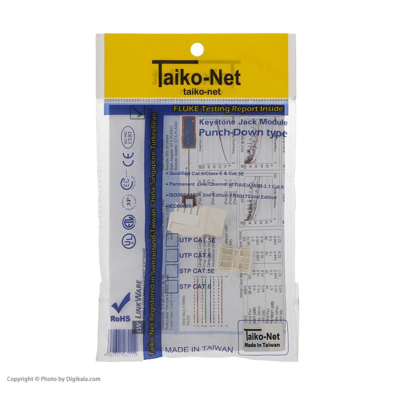 کیستون CAT6 تایکو نت مدل TN-KU6EV2