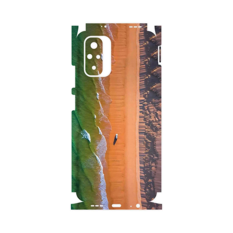 برچسب پوششی ماهوت مدل Beach and Green Sea-FullSkin مناسب برای گوشی موبایل شیائومی Redmi Note 10