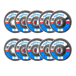 مجموعه 10 عددی سنباده فلاپ دیسک اگبانت کد ZR-P80