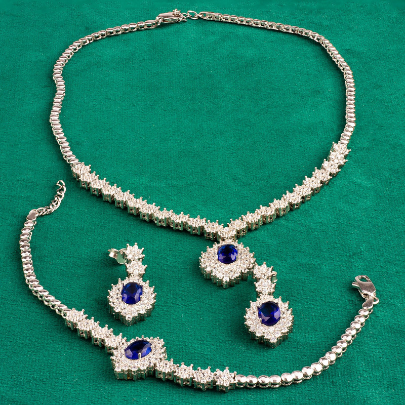 نیم ست  نقره زنانه مدل مارسا کد SCS-08