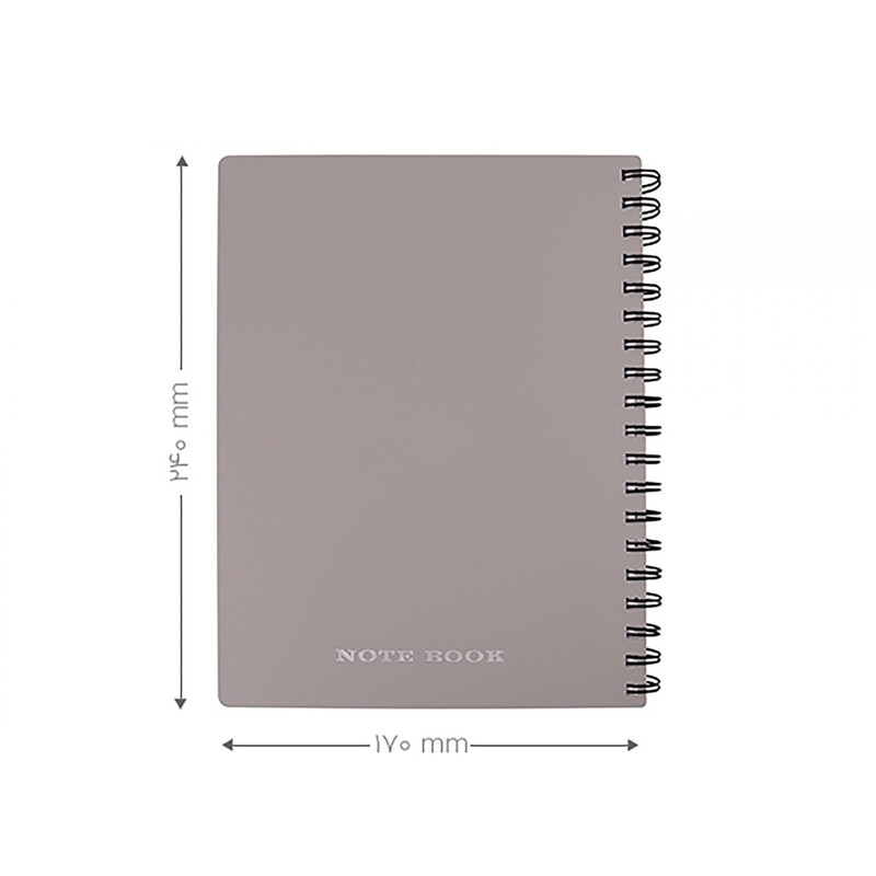 دفتر مشق 200 برگ پاپکو مدل 632 بسته 2 عددی