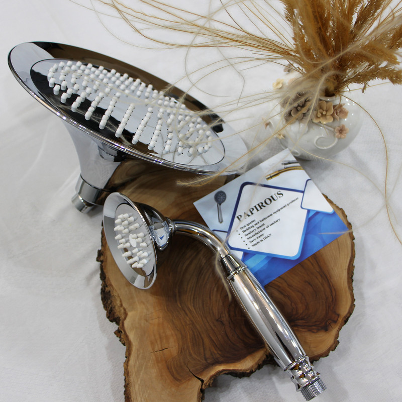 سردوش حمام پاپیروس مدل Geloris مجموعه دو عددی سردوش حمام پاپیروس مدل Geloris مجموعه دو عددی