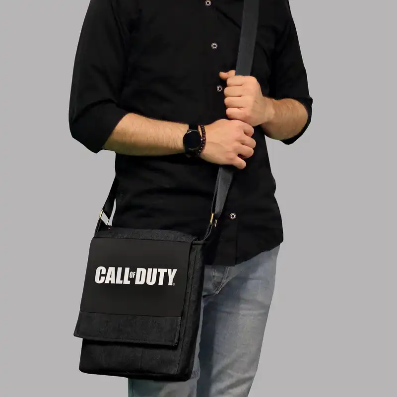 کیف رودوشی چی چاپ طرح گیمینگ کد call of duty