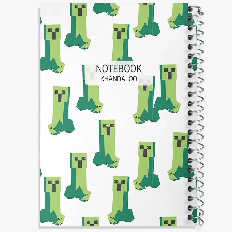 دفتر مشق 50 برگ خندالو طرح ماینکرافت (Minecraft) کد N547