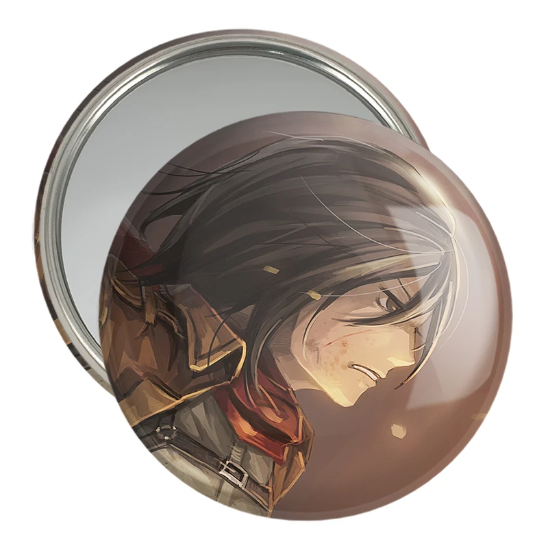 آینه جیبی خندالو مدل میکاسا اکرمن انیمه اتک آن تایتان Attack on Titan  کد 18516