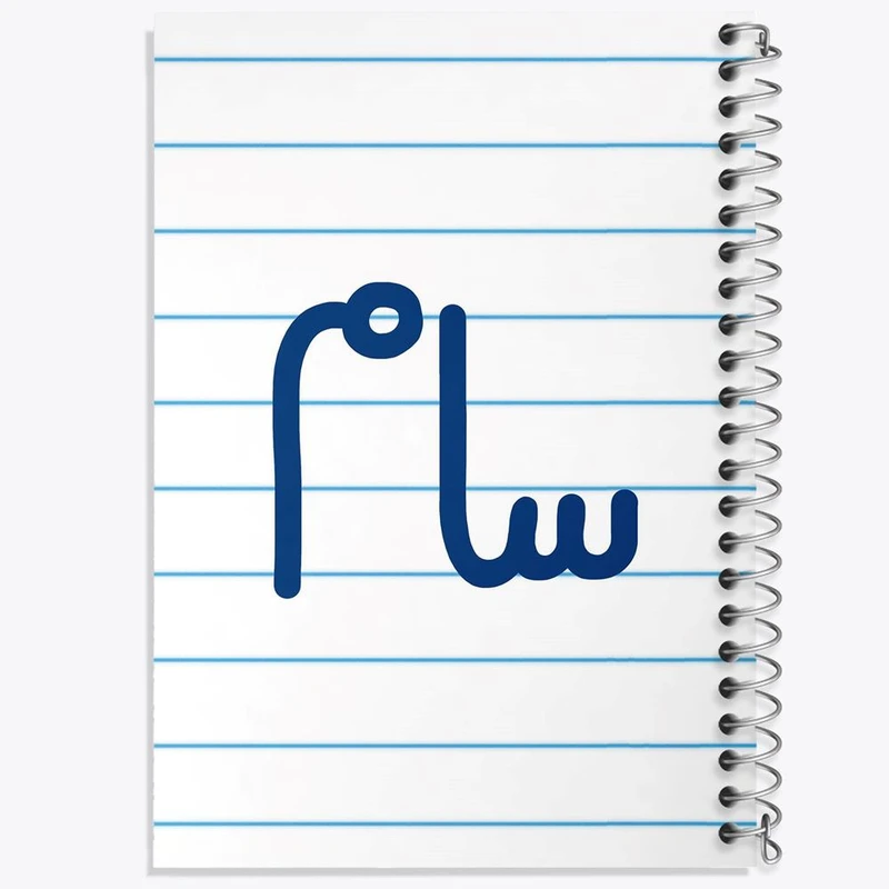 دفتر ژورنال نویسی 50 برگ خندالو مدل نقطه ای طرح سام کد 6786