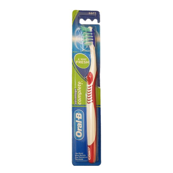 مسواک اورال-بی سری advantage complete مدل 4WAY FRESH با برس نرم -  - 1
