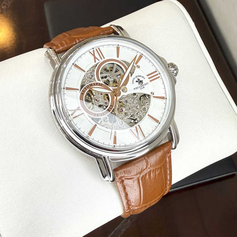 ساعت مچی عقربهای مردانه مکانیکی سانتا باربارا پولو راکت کلاب مدل SB.8.10002-3