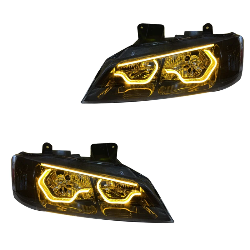 چراغ جلو خودرو گروه پژوهش صنعت مدرن مدل 3D-Yakoza-Y مناسب برای پژو پارس بسته دو عددی