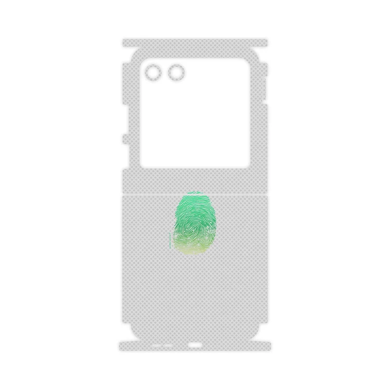 برچسب پوششی ماهوت مدل Minimal Fingerprint-FullSkin مناسب برای گوشی موبایل موتورولا Razr 40 Ultra