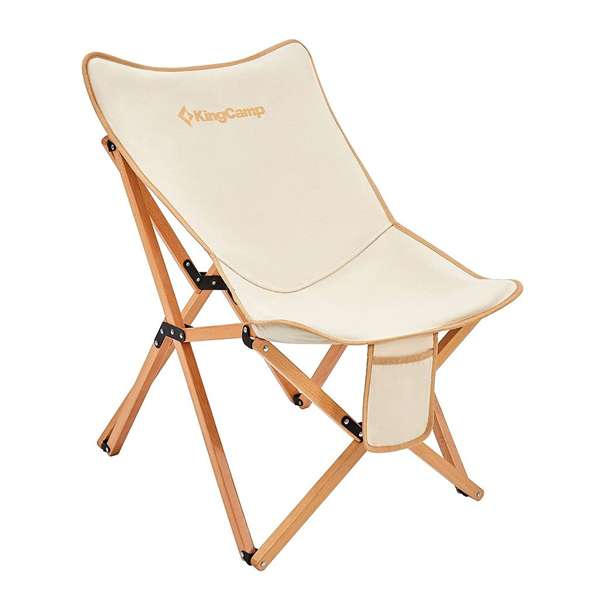 صندلی سفری کینگ کمپ مدل Butterfly Wooden KC2124