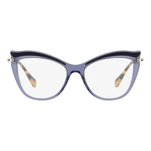 فریم عینک طبی گربه ای زنانه مدل 0MU 06PV-VIG1O1 مناسب برای صورت قلب، گرد، مربع