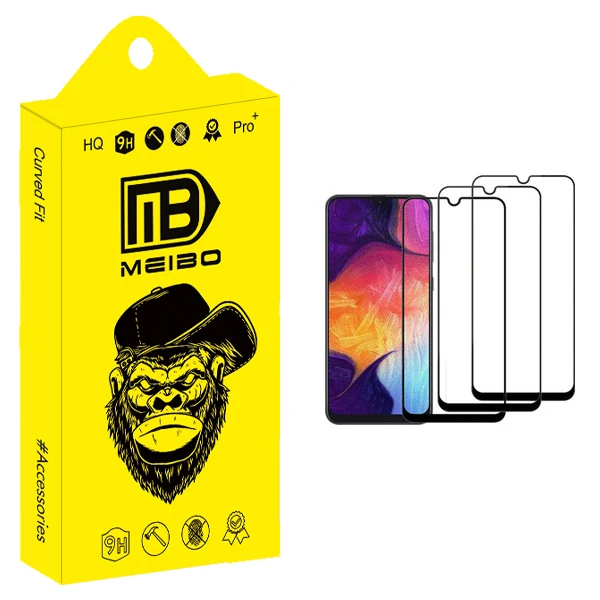 محافظ صفحه نمایش میبو مدل +MHD مناسب برای گوشی موبایل سامسونگ Galaxy A10 بسته سه عددی