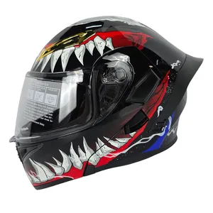 کلاه کاسکت فک متحرک کایک مدل 772 طرح Poison