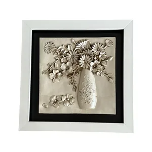 تابلو برجسته طرح گل کد 003