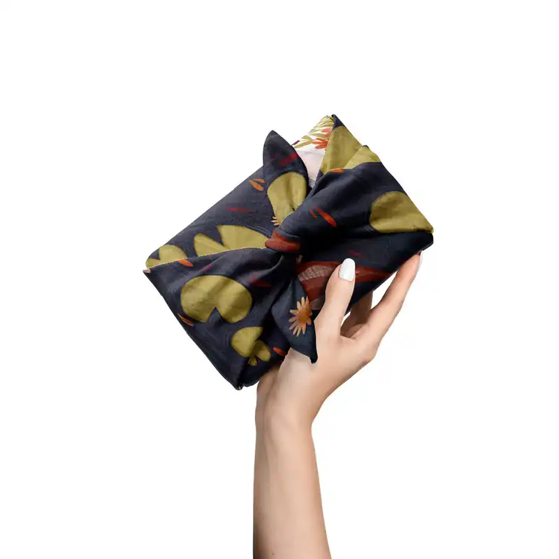 کاغذ کادو ترمه طراحان ایده مدل دختر و مرداب کد cfp1400