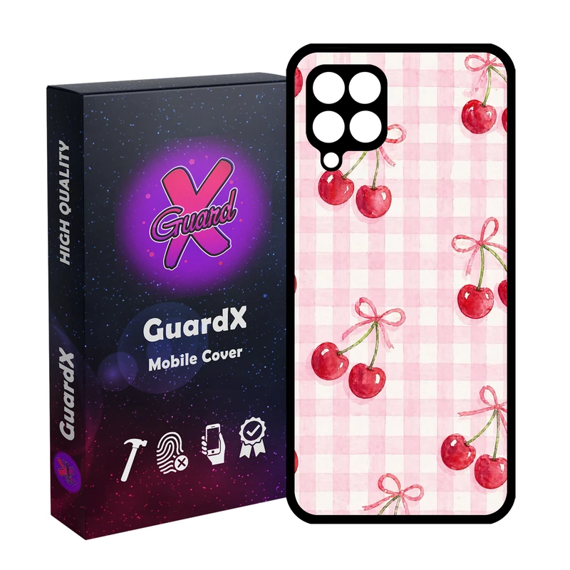 کاور گارد ایکس طرح Cherry مدل 11061 مناسب برای گوشی موبایل سامسونگ Galaxy A12/M12/F12