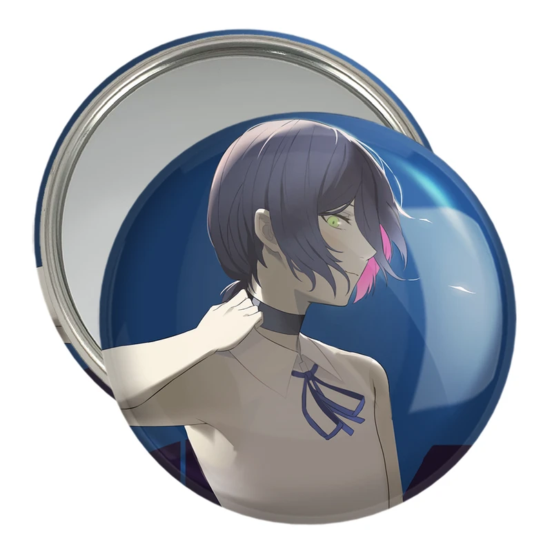 آینه جیبی خندالو مدل ریزه انیمه مرد اره ای Chainsaw Man  کد 17941