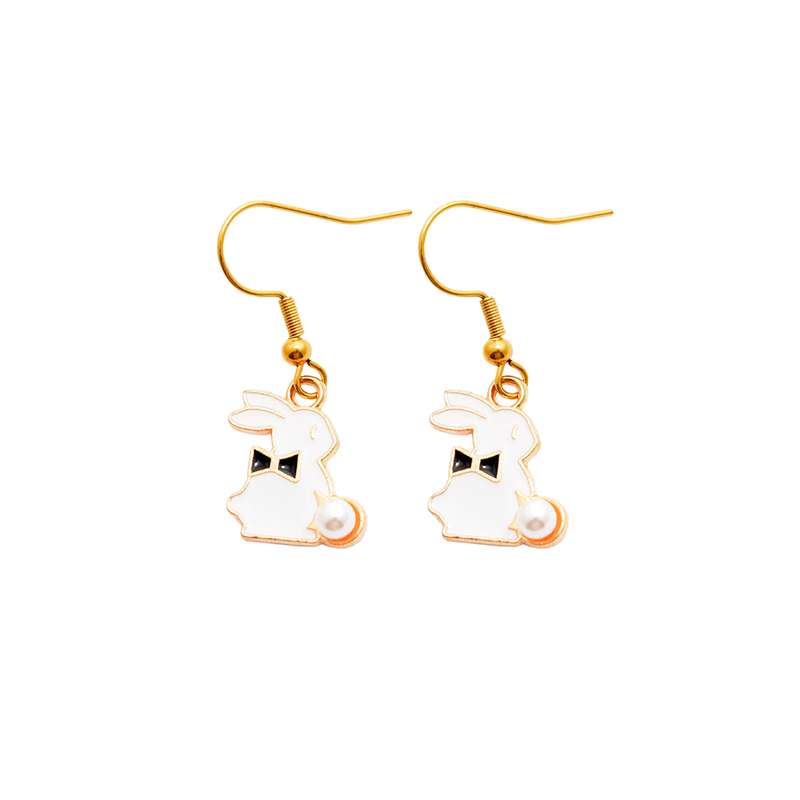 گوشواره دخترانه دلنار گالری مدل خرگوش گوشواره دخترانه دلنار گالری مدل خرگوش