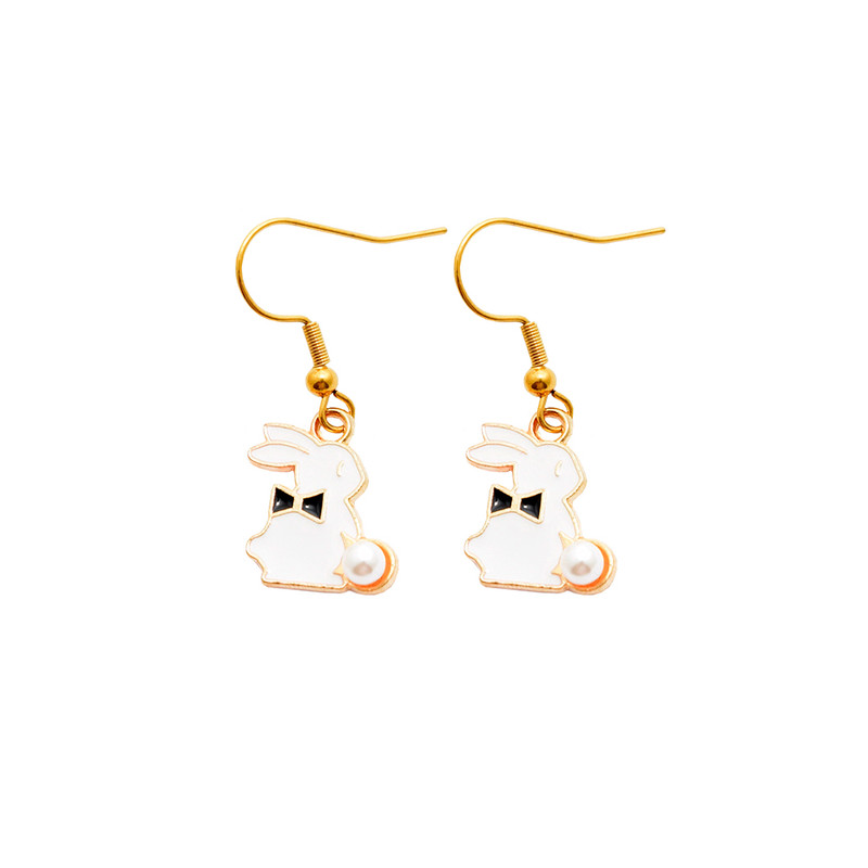 گوشواره دخترانه دلنار گالری مدل خرگوش گوشواره دخترانه دلنار گالری مدل خرگوش