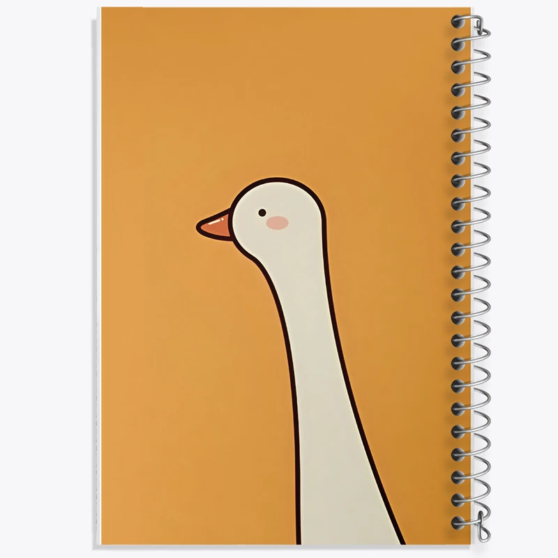 دفتر مشق 50 برگ خندالو طرح قاز بامزه کد N3783