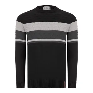 پلیور مردانه مدل یقه گرد 2230BK