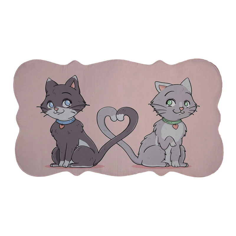 پادری طرح گربه کد 8440 سایز 110×60 سانتی متر