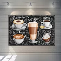 استیکر طرح قهوه مدل منو کلاسیک قهوه کد SDA4801