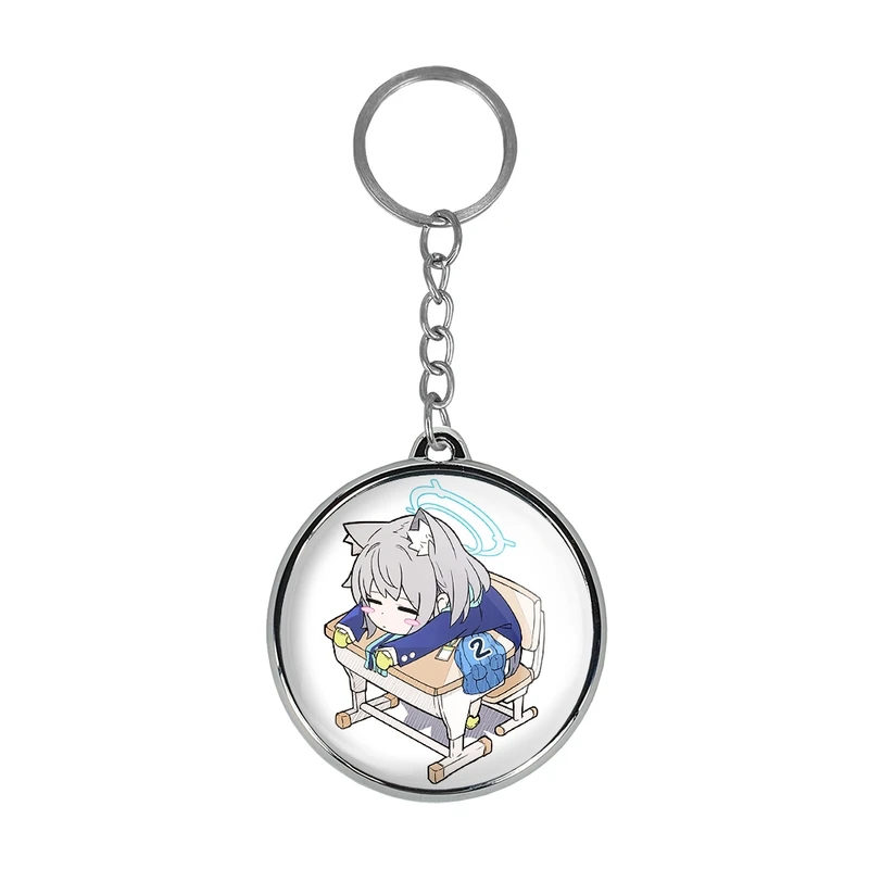 جاکلیدی خندالو طرح بازی آرشیو آبی (Blue Archive) مدل دوطرفه کد 3436834369